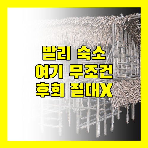 발리 여행 필수 숙소! 위치, 청결, 서비스 모두 갖춘 곳은 어디?