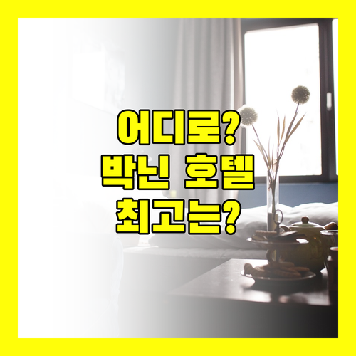 베트남 박닌 출장? 르 인도차이나, CD 호텔, 차밍, 그랜드 피닉스 호텔! 당신의 선택은?