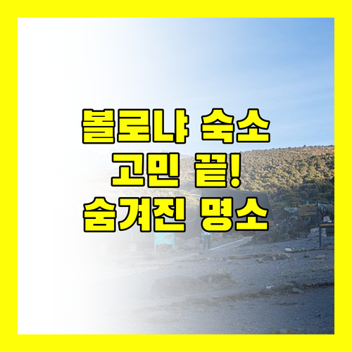 볼로냐 숙소 고민 끝! 나만 알고 싶은 숨겨진 명소 공개!