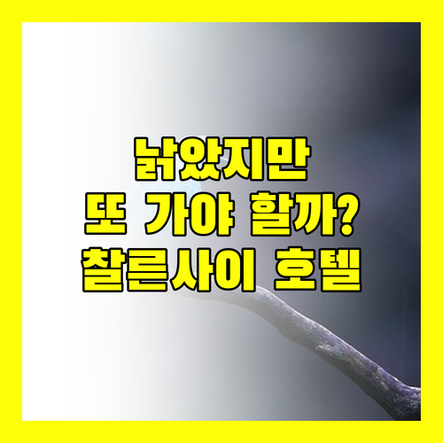 Chaleunxay Hotel.. 오래된 시설에도 불구하고 재방문해야 할까?