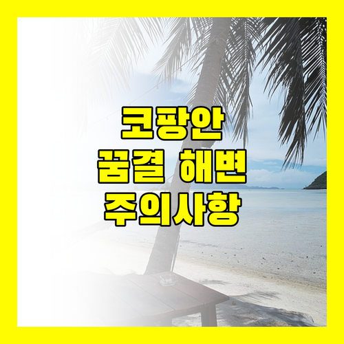 부리 라사 코팡안, 꿈결 같은 해변에서의 힐링! 하지만 알아둬야 할 점은?