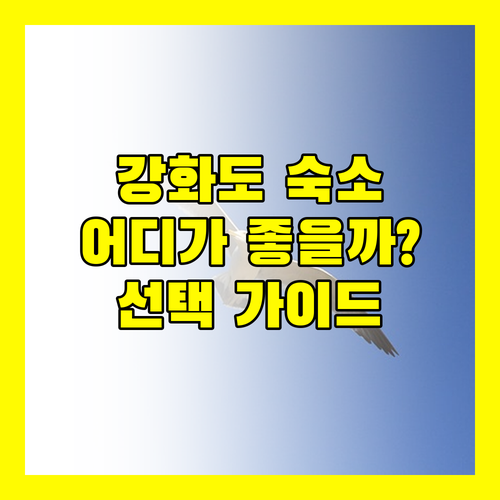 강화도 여행객 필독 강화 숙소 선택 가이드 호수의집펜션 vs 호텔 에버리치 vs 917모텔