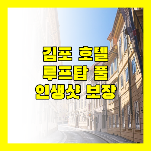 김포 호텔 마리나베이 서울, 특별한 루프탑 수영장 경험!