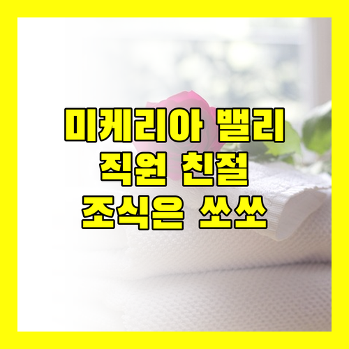 Michelia Valley Hotel, 직원 친절과 멋진 뷰에 힐링! But 조식은?